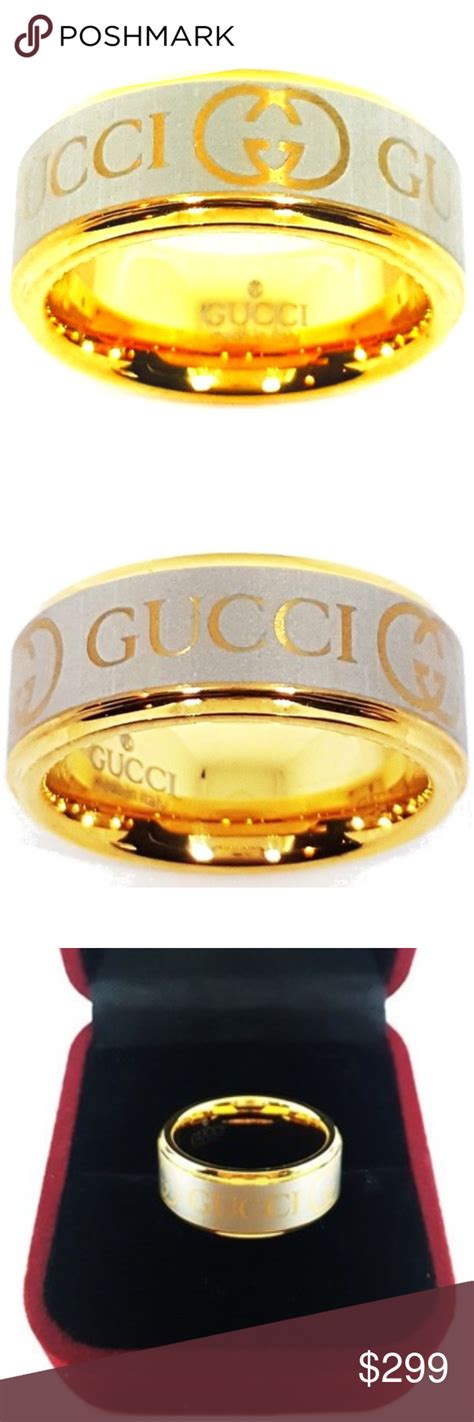 gucci jewellery rings|gucci tungsten ring.